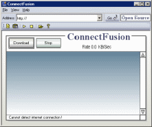 Screenshot of ConnectFusion 1.0